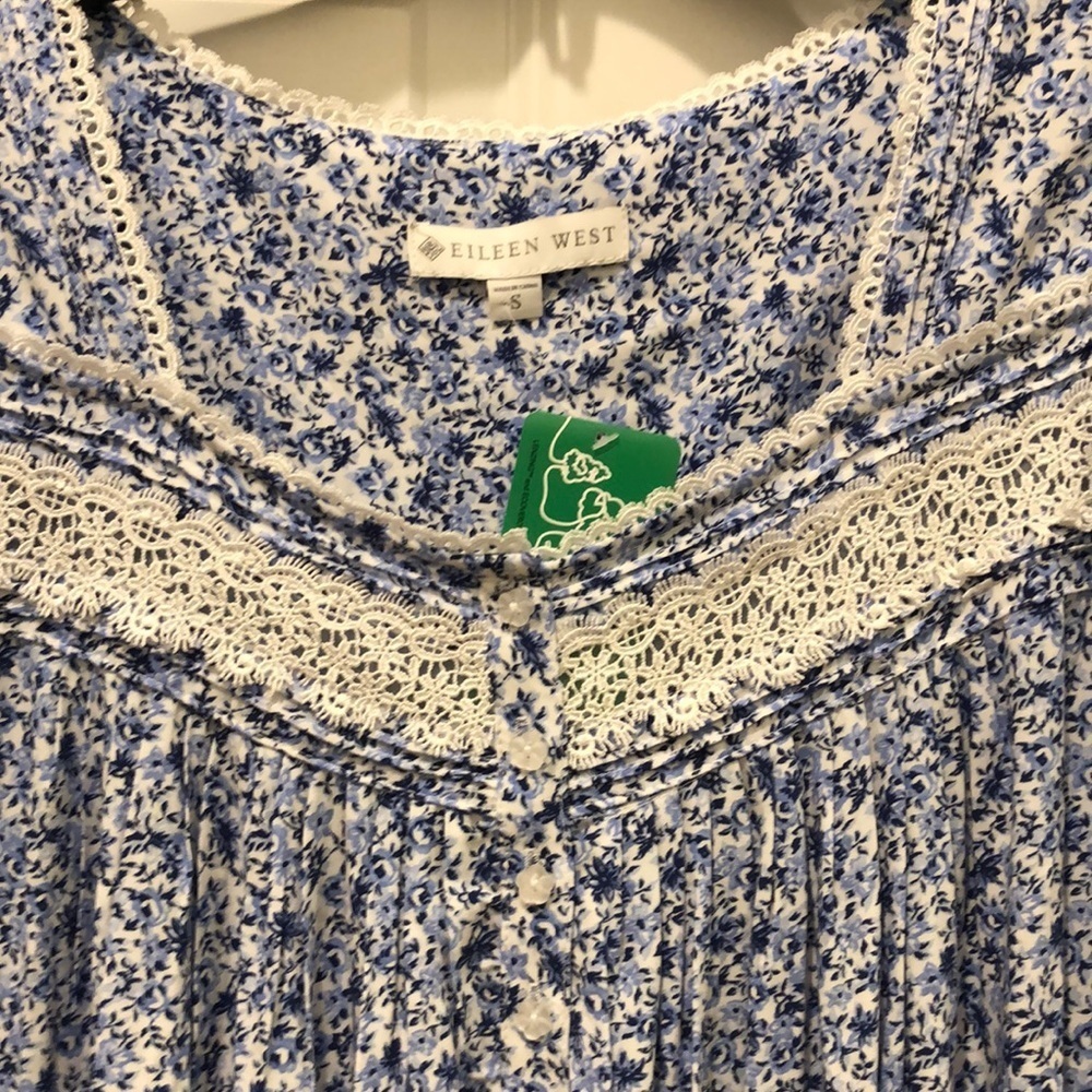 EILEEN WEST NIGHTGOWN ANKLE LENGTH LONG SLEEVES NWT sz XL